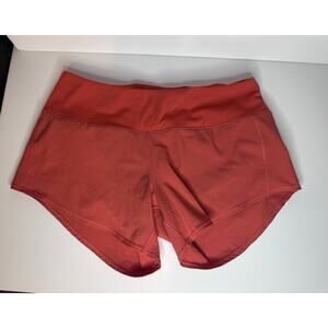 OISELLE ROGA running yoga active Orange SHORTS, 4" Inseam, Size 4